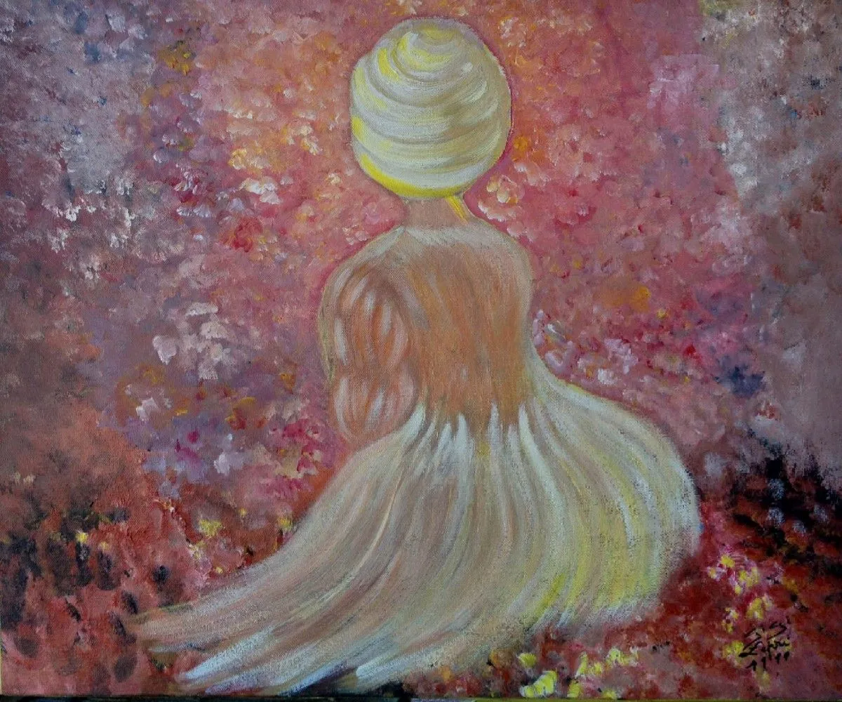 Petite fille de lumière, artwork by Ginette Lepri