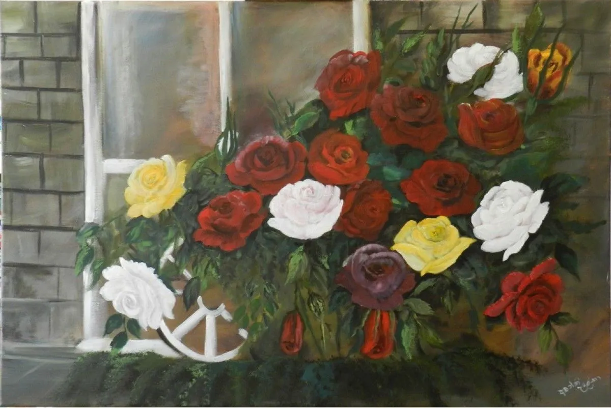 Beyond the window pane, artwork by artof mine