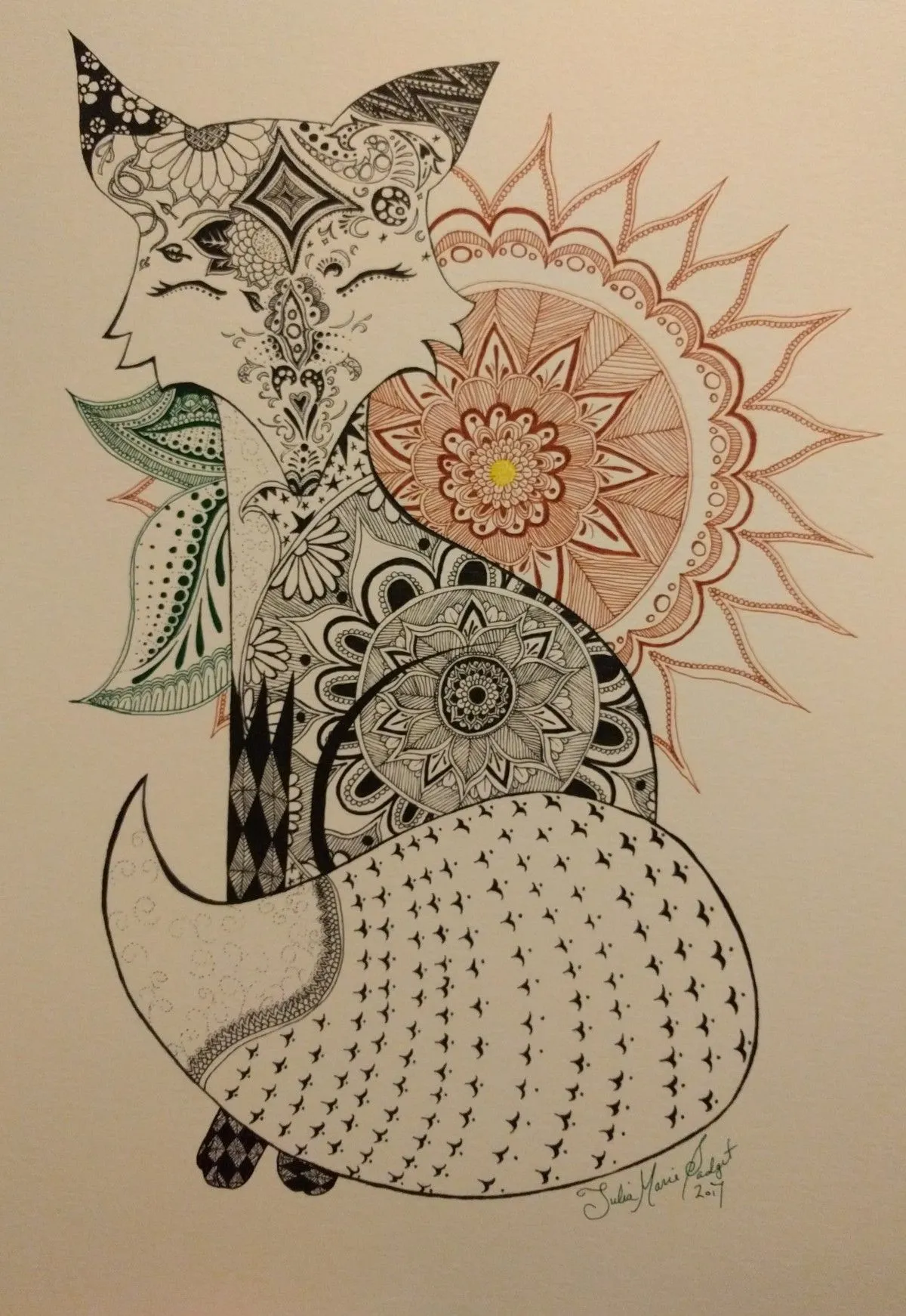 Fox, œuvre de Julia Marie