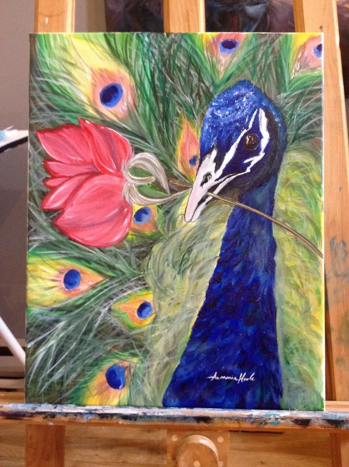 une fleur pour toi, artwork by Annie RAX Houle