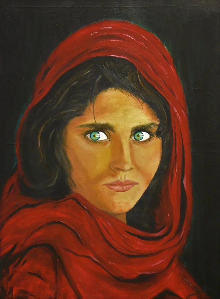 L'Afghane..., artwork by Saouti Mina