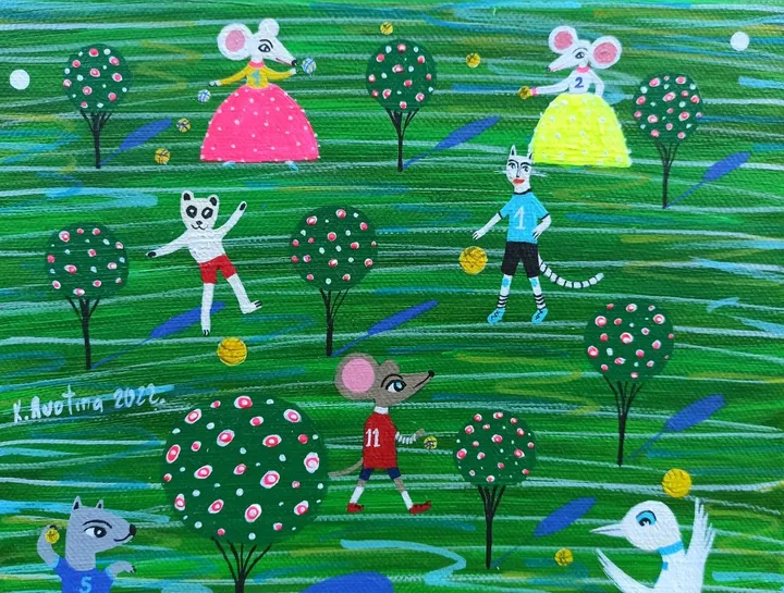 Let's Have A Fun, artwork by Katrina Avotina