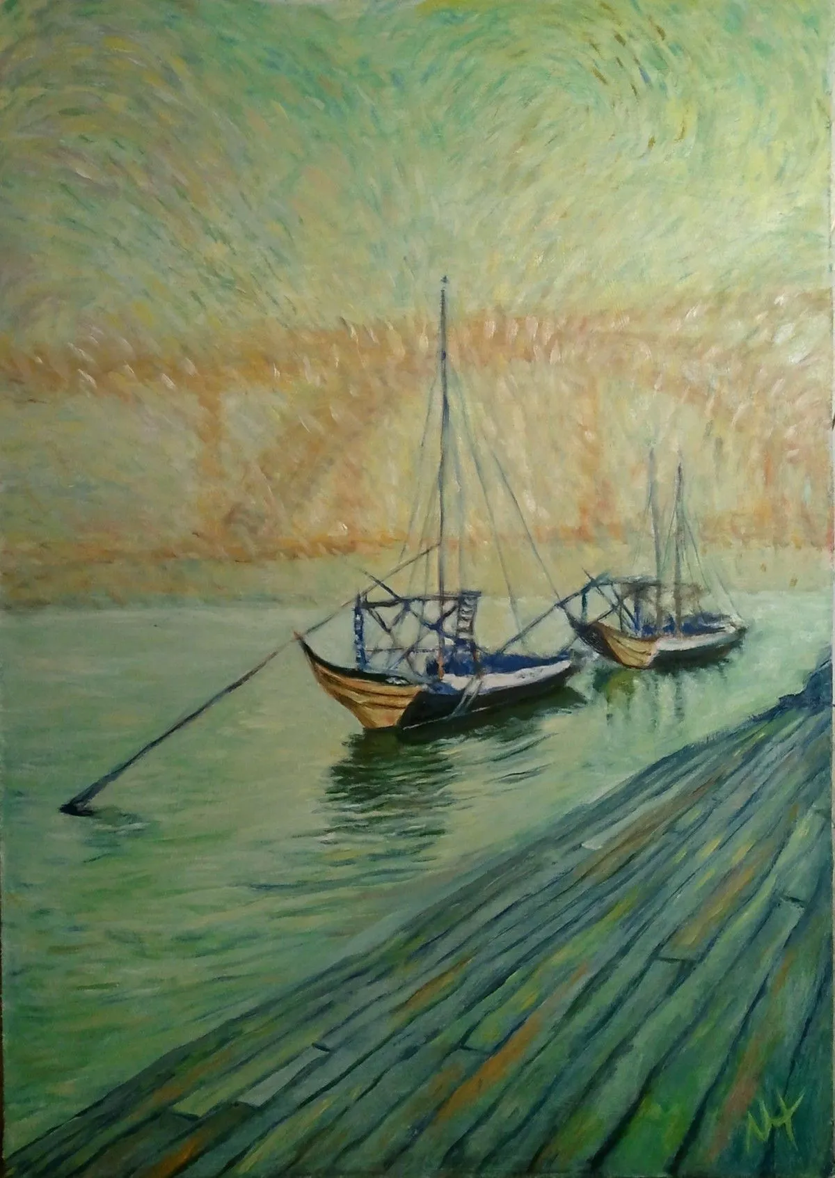 Porto. Premonition of the ocean, œuvre de Marina Tregubova