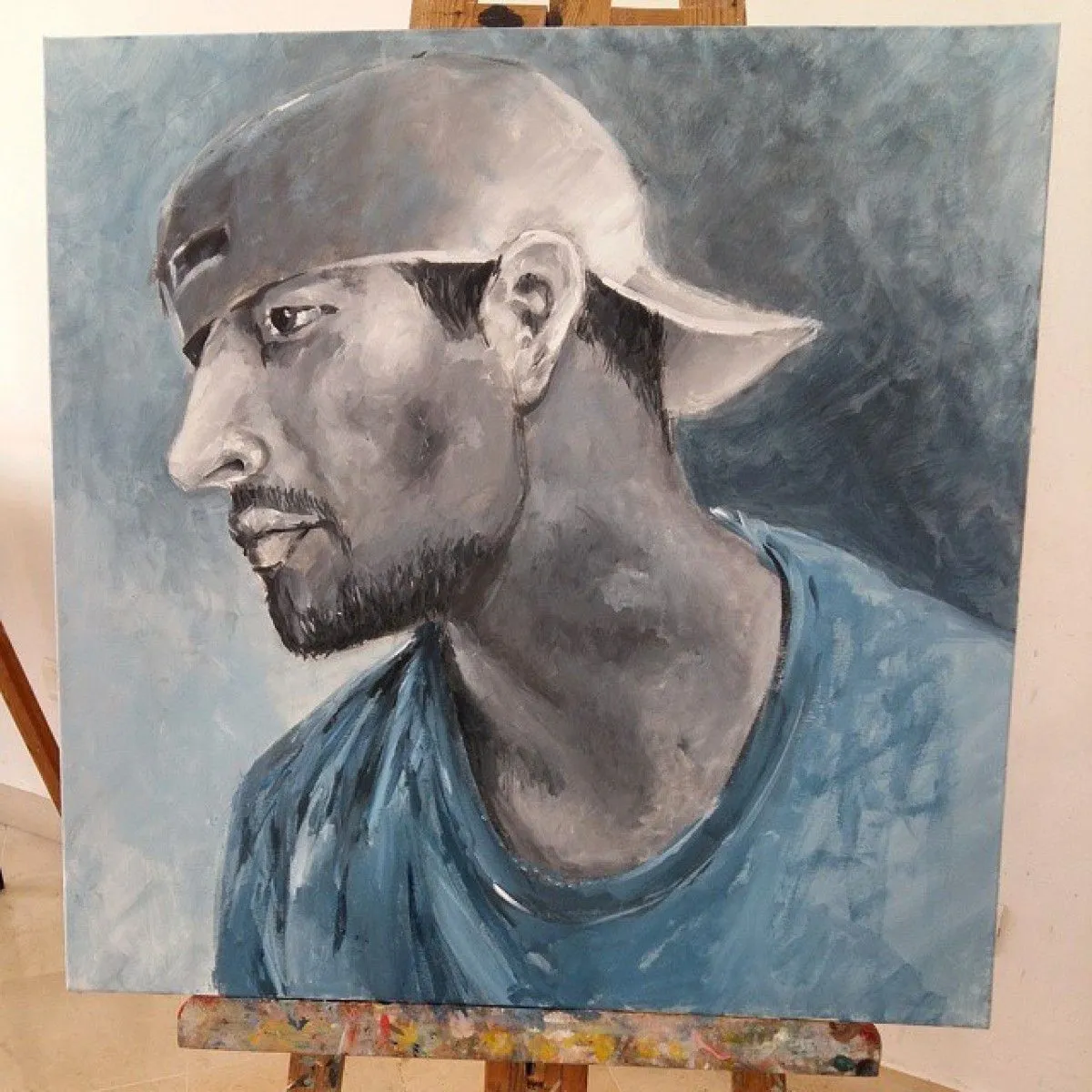 The street artist, œuvre de Skander Achour