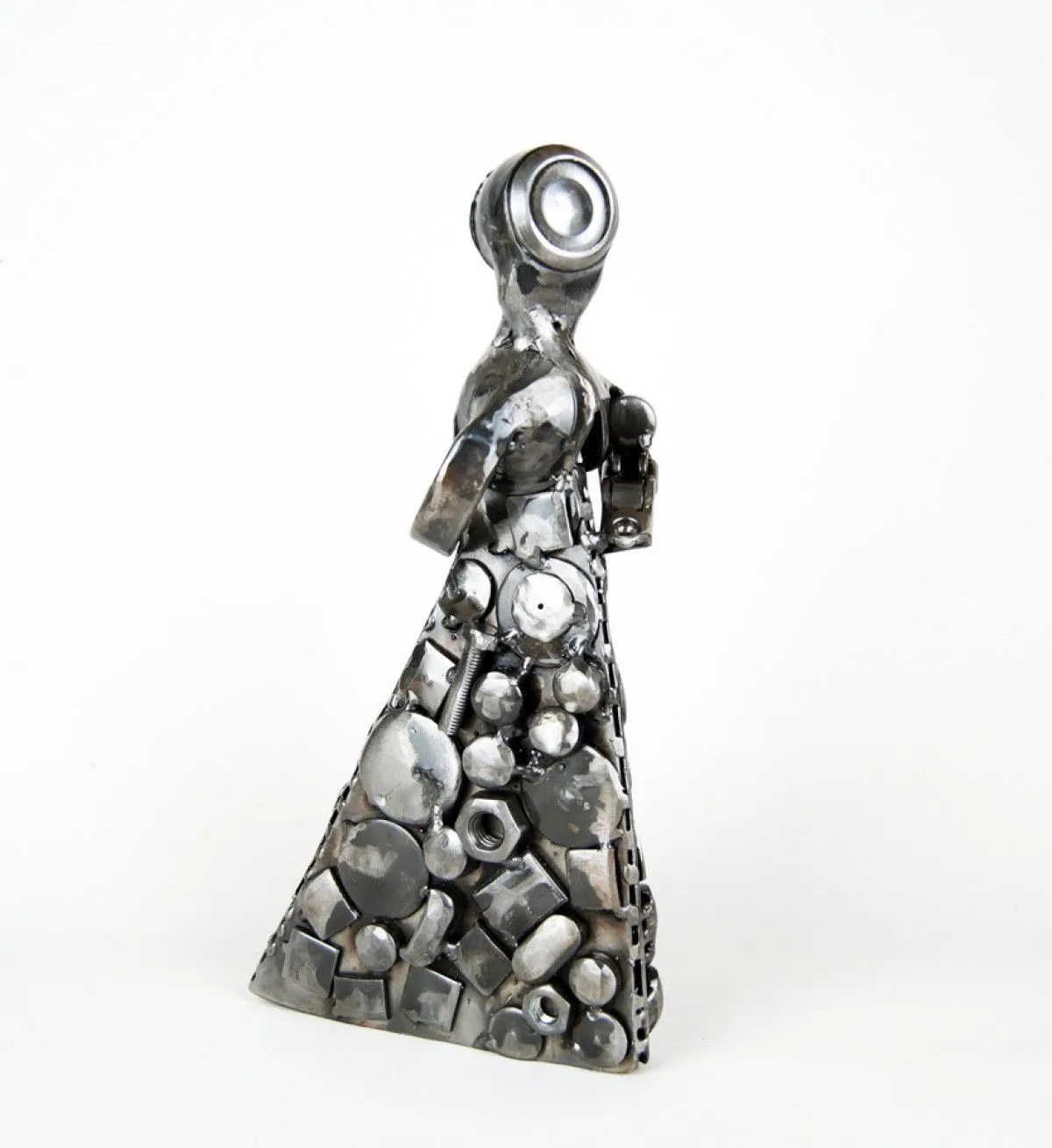 Metal sculpture motherhood, œuvre de Dendrinos gIANNIS