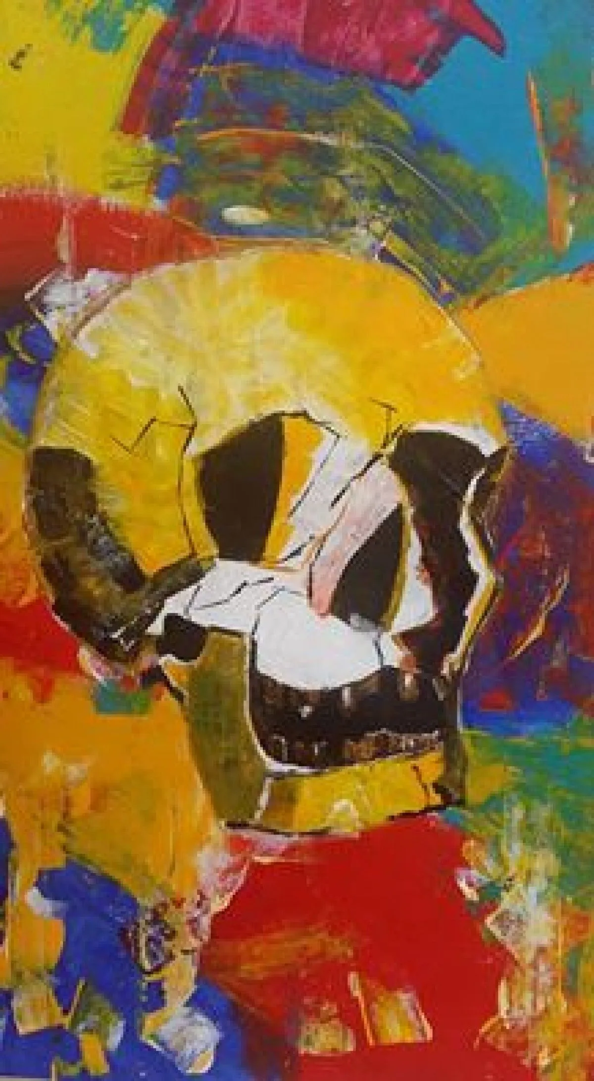 les couleurs de la mort, œuvre de Fatima Errouaiti