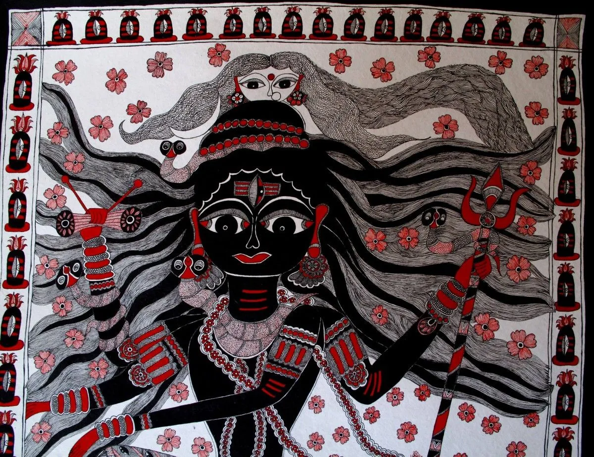 shiva dance of creation, œuvre de Mariya Arangelova