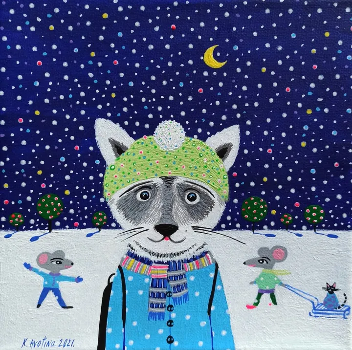 Who Took My Christmas Tree?, artwork by Katrina Avotina