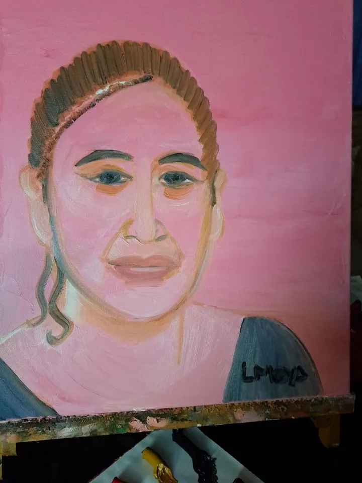 Elena, artwork by Ligia Moya
