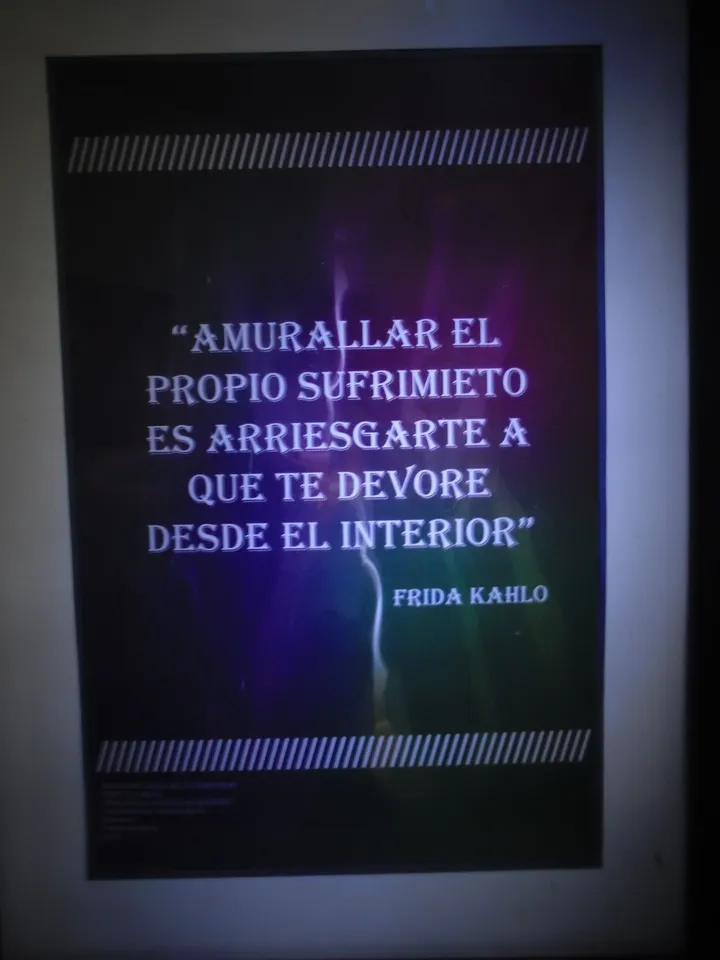 Frida Kahlo Quote, artwork by Margold Reina