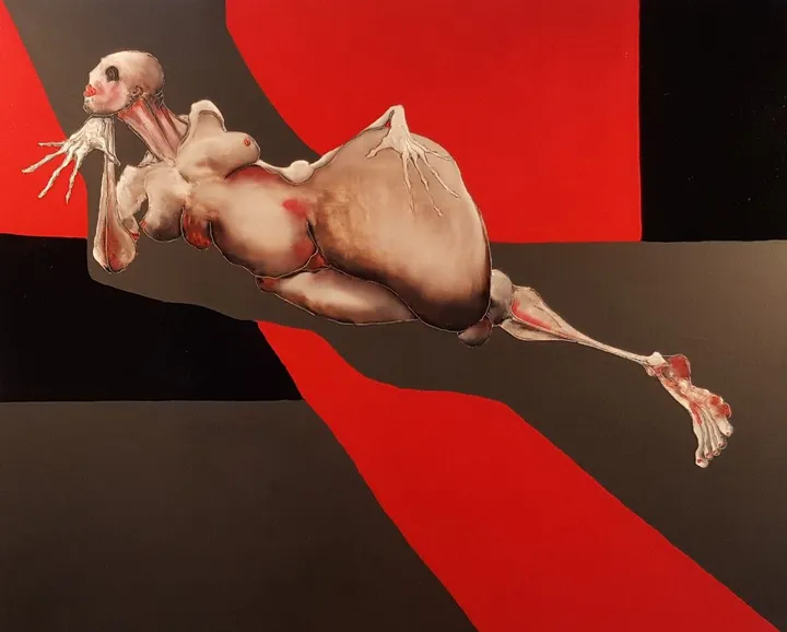 Mon Odalisque, artwork by Dominique Laude