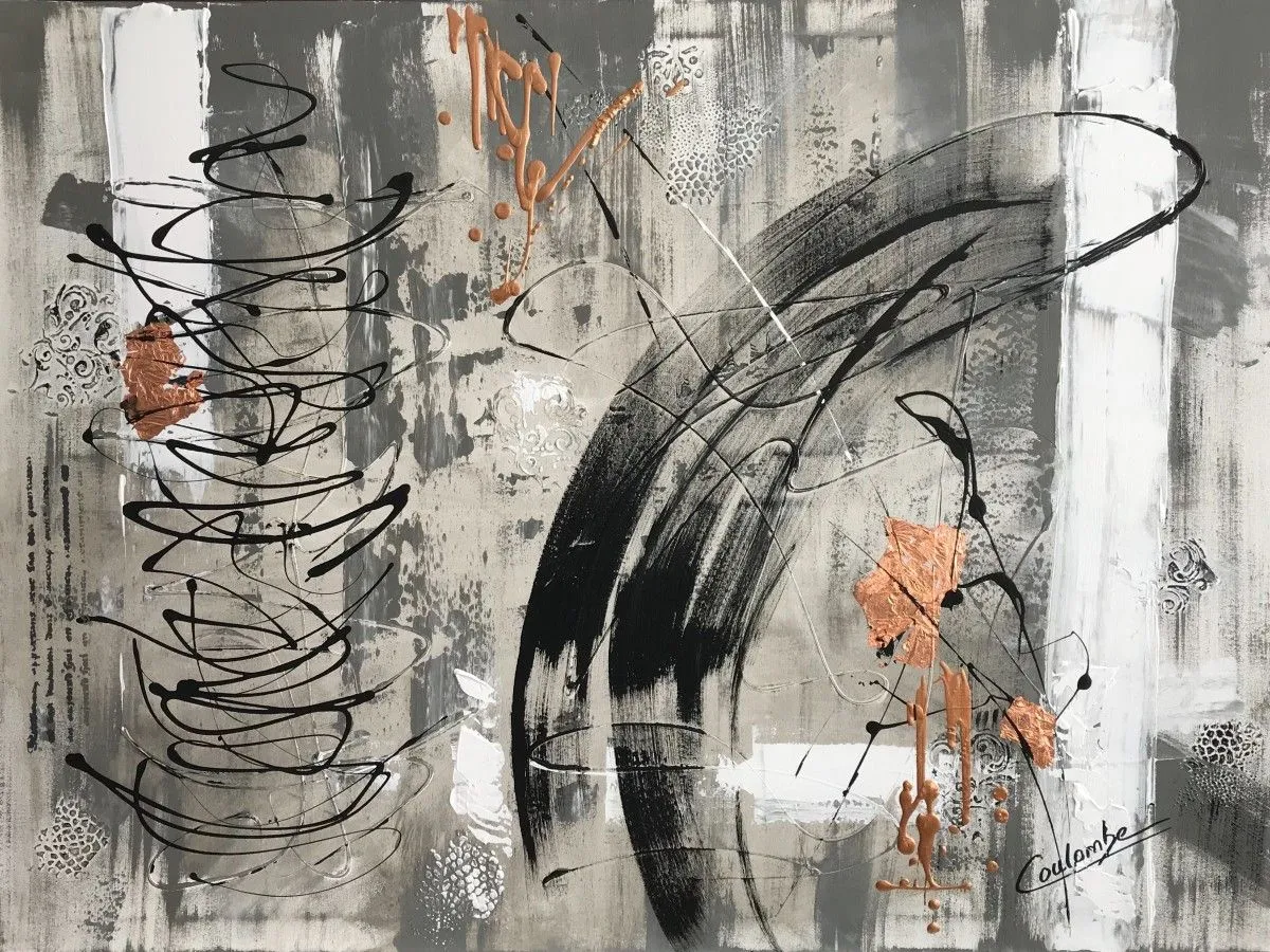 Une touche cuivrée, artwork by Louizel Coulombe