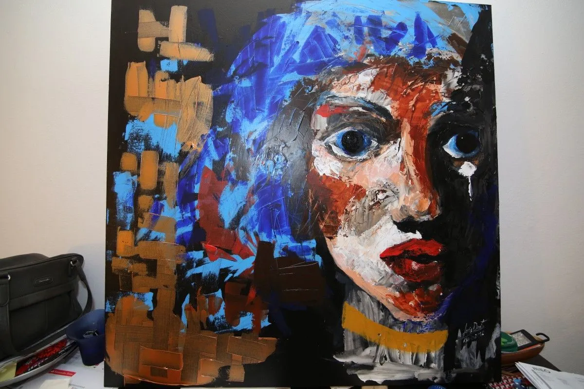 Mulata de Benguela, artwork by Luís Direito