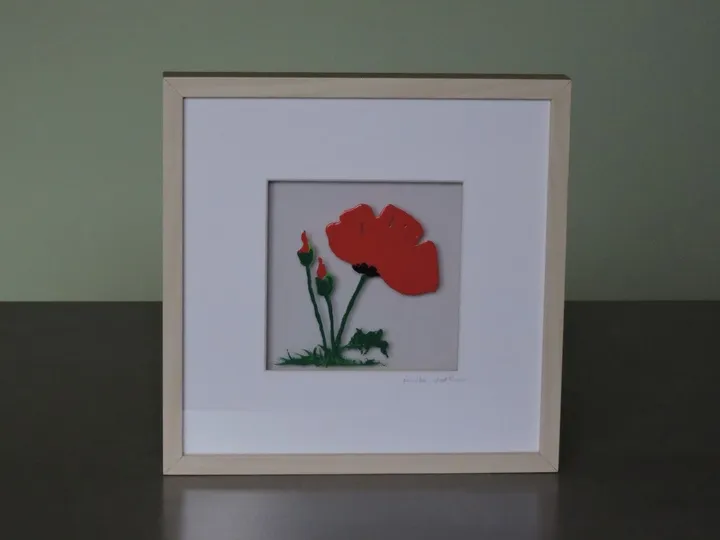 Coquelicots, artwork by Rita Vandenherrewegen