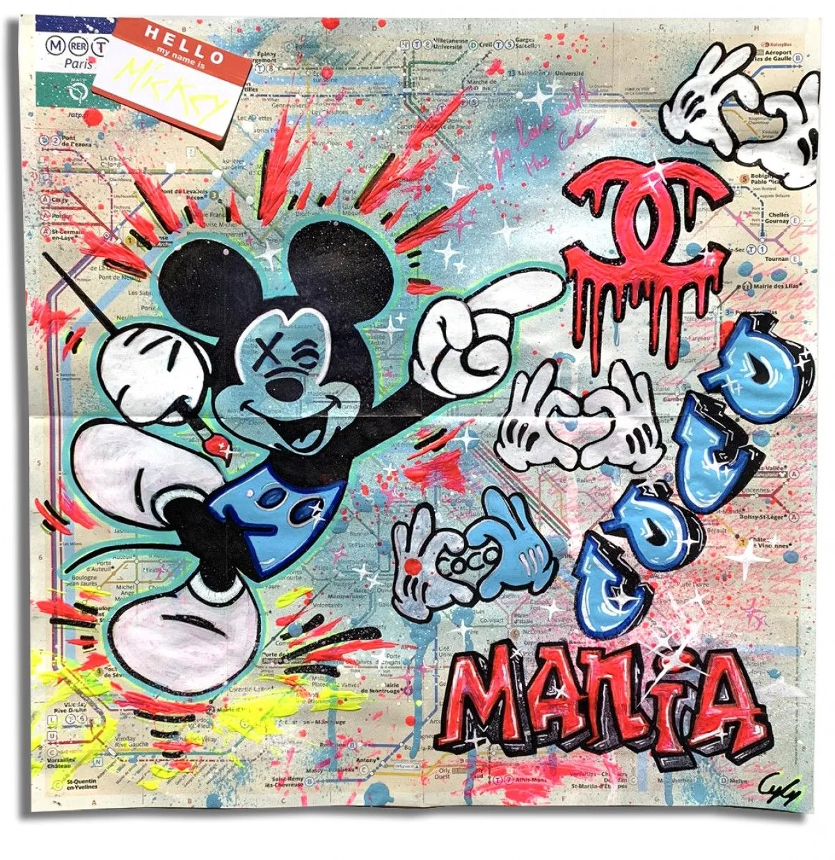 Mickey Coco Mania, œuvre de Cynthia Cohen