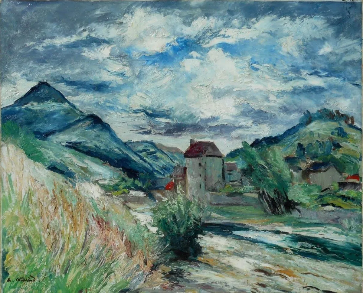 FLORAC- LOZERE -Moulin d’ ASTIER sur le TARNON près de VEBRON, œuvre de BolezArt