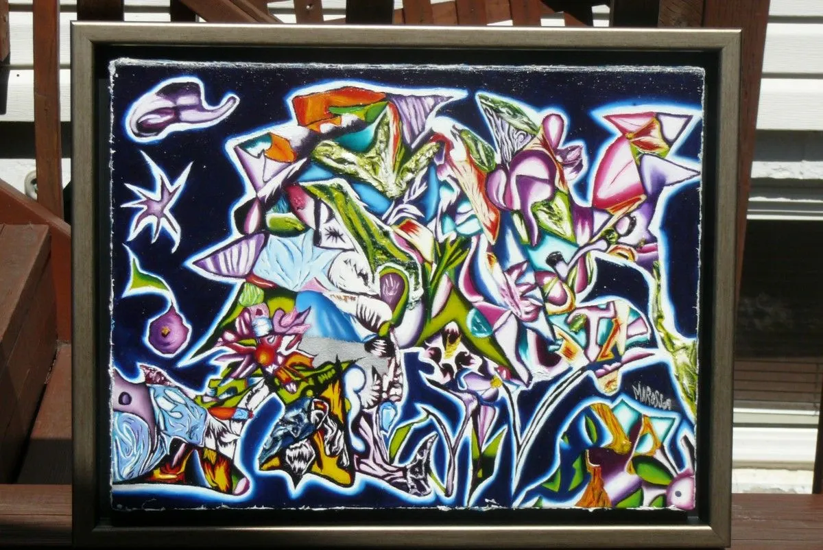 Mer en folie, artwork by Marie-Hélène Ross