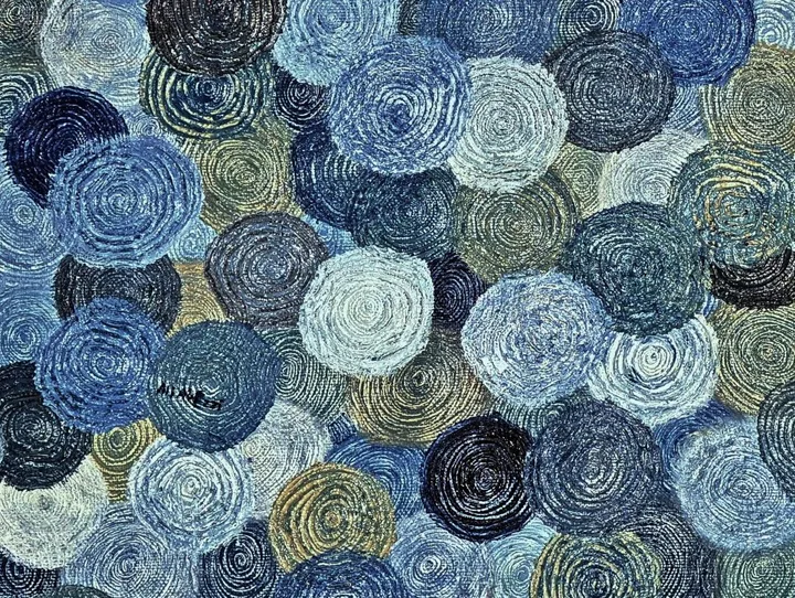 Blue Roses, artwork by Ali AlEzzi