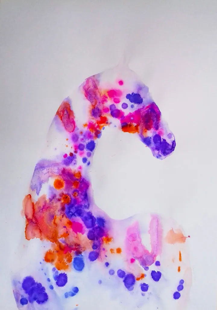 Spring Horse (large), artwork by marija colic