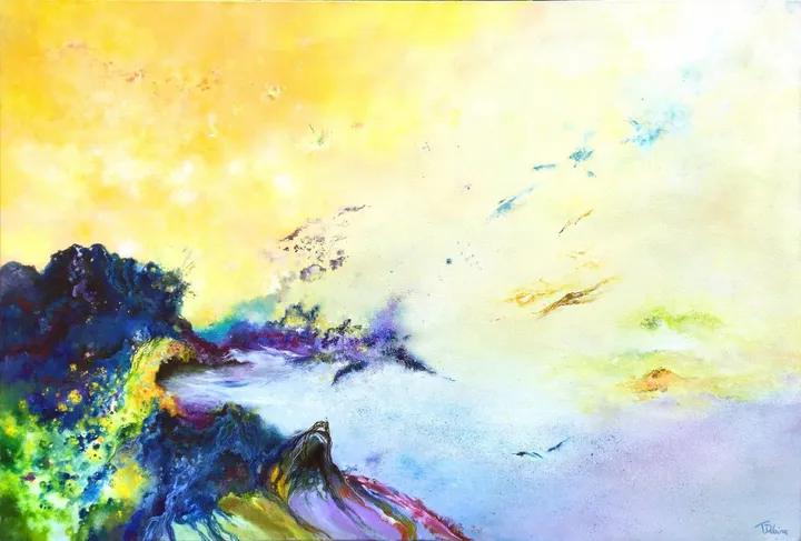 between death and birth, artwork by Théophile Delaine
