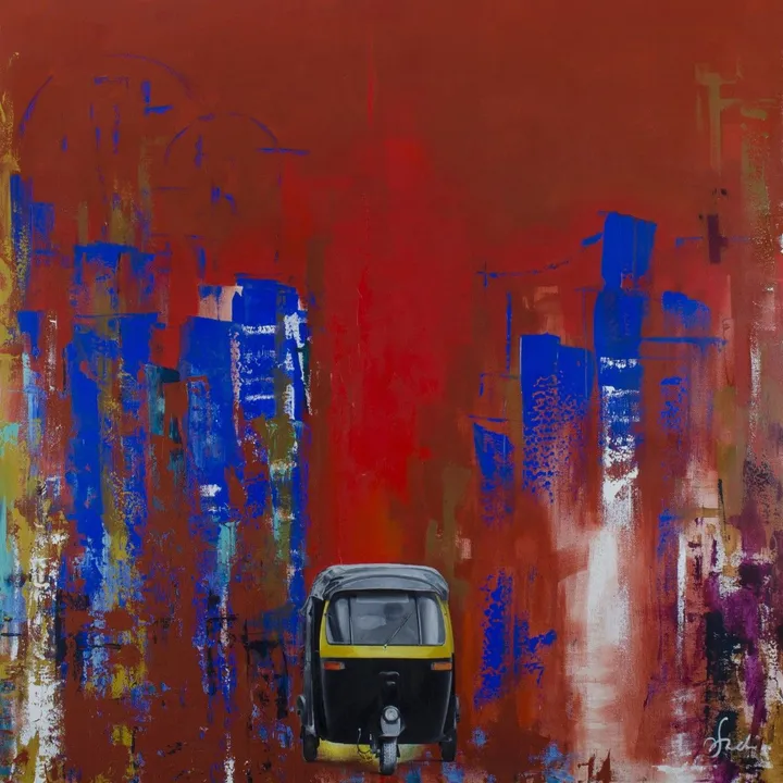 Auto Mania [c], artwork by tejinder ladi singh