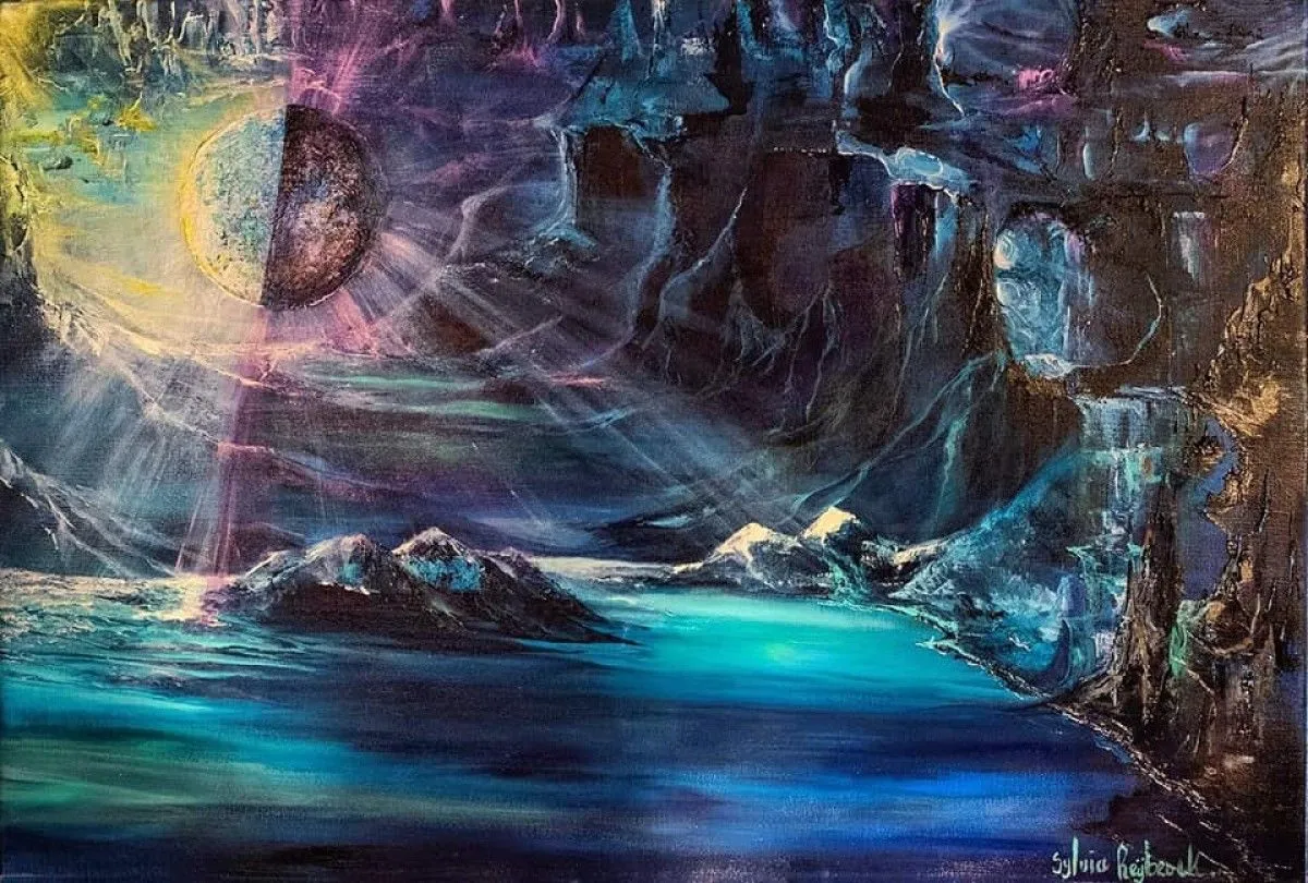 Altijd licht ,, œuvre de Sylvia Reijbroek www.galeriekunstvolleven.be