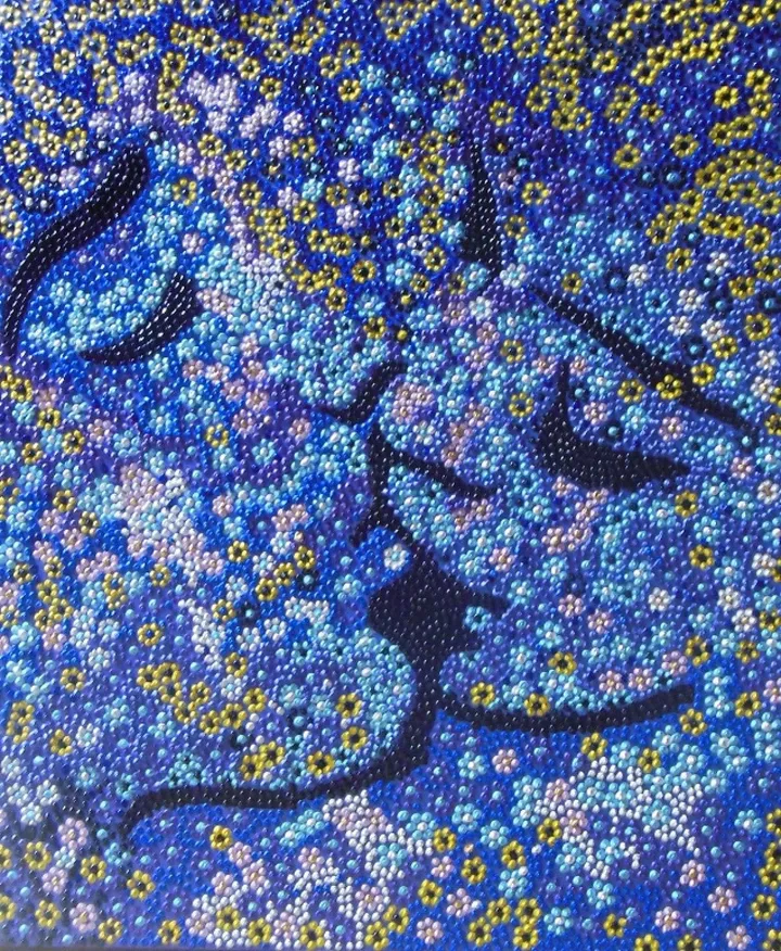 Le baisé, œuvre de luc Pradel