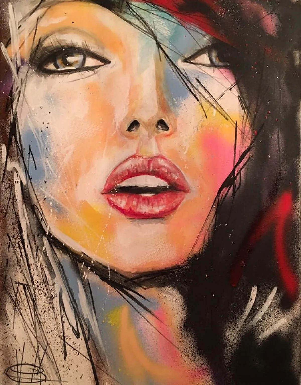 SUBWAY II, artwork by pascale begin-volle