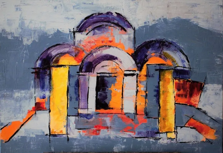 ARCHITEKTURA, œuvre de Magdalena Wozniak-Melissourgaki