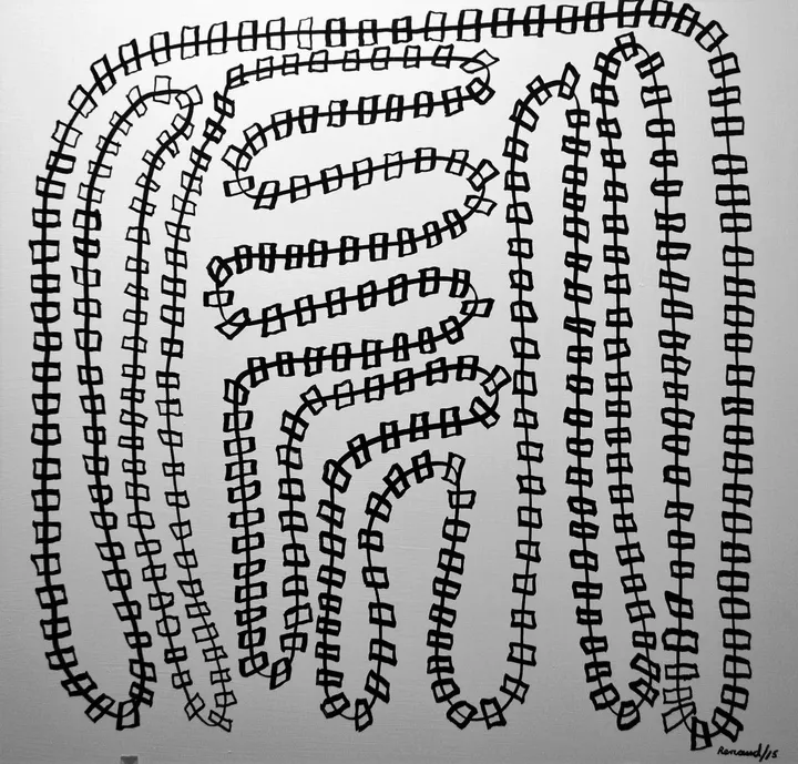 Composition 15-5, artwork by Marcel Renaud