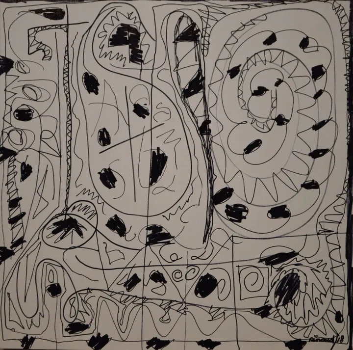 Composition 18-4, artwork by Marcel Renaud
