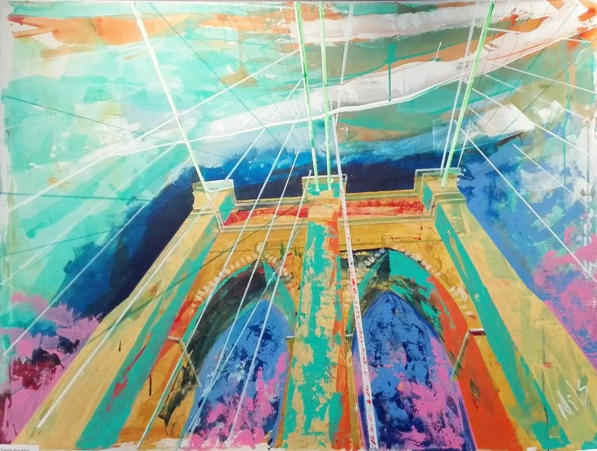 Brooklyn Bridge, œuvre de Nils Sprenger