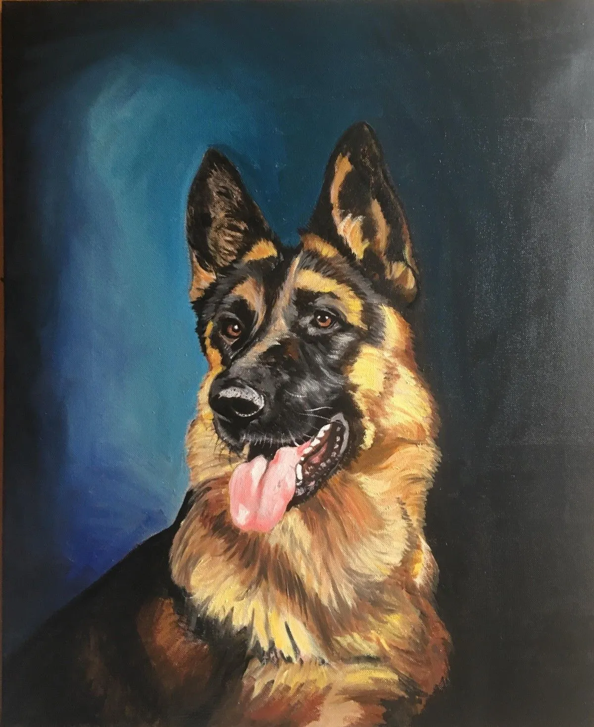 German Shepperd, œuvre de Miguel Santos