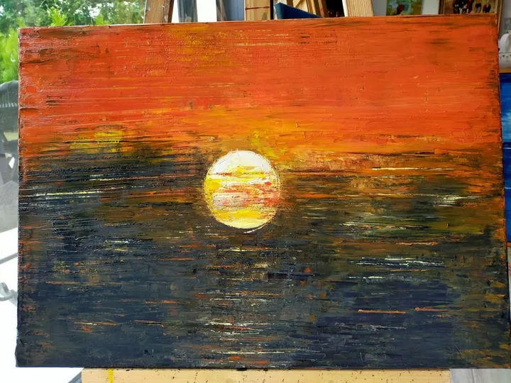 Soleil, artwork by annick Ayoul