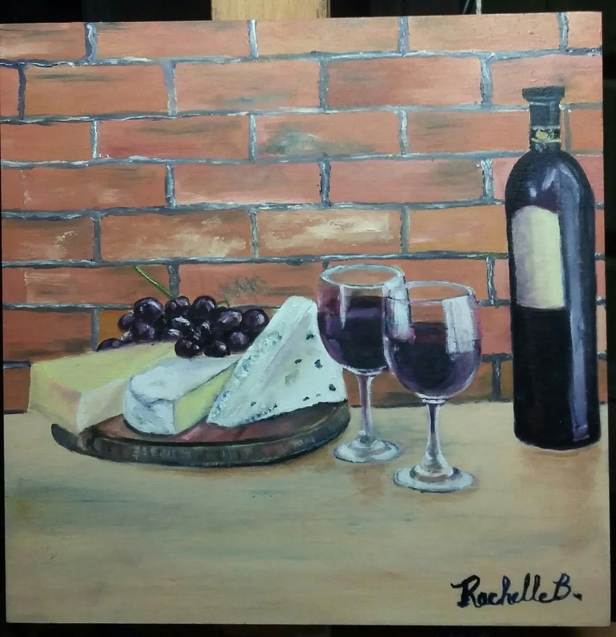 Wine and Cheese Collection No. 1, œuvre de Rachelle Beaudry