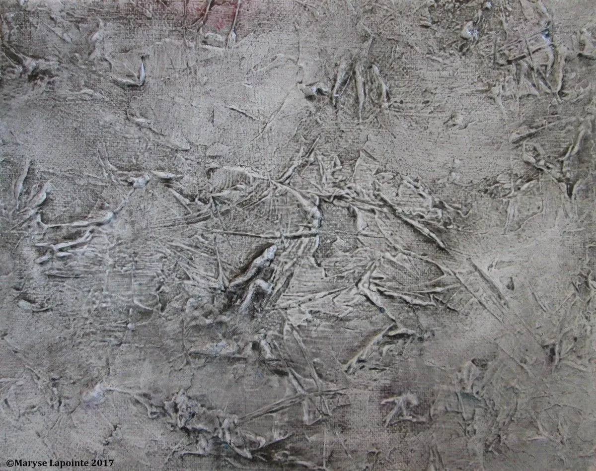 Fossiles 2 / Fossils 2, artwork by Maryse Lapointe