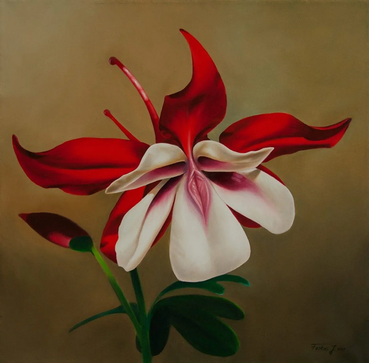 Floris Vaginalis 3, artwork by Josef Fastus