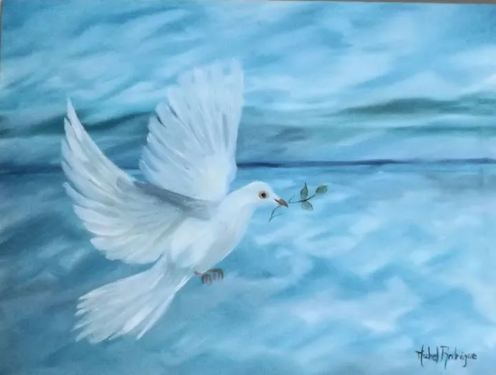 L'oiseau de paix universel, artwork by MICHEL JOSEPH RODRIGUE