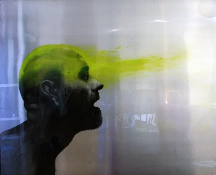 L'aveu, artwork by Marie-Josée Roy