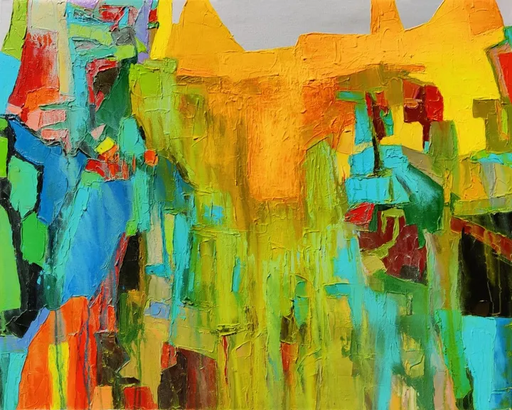 Read the city 5 (revisited), œuvre de Abhishek Kumar