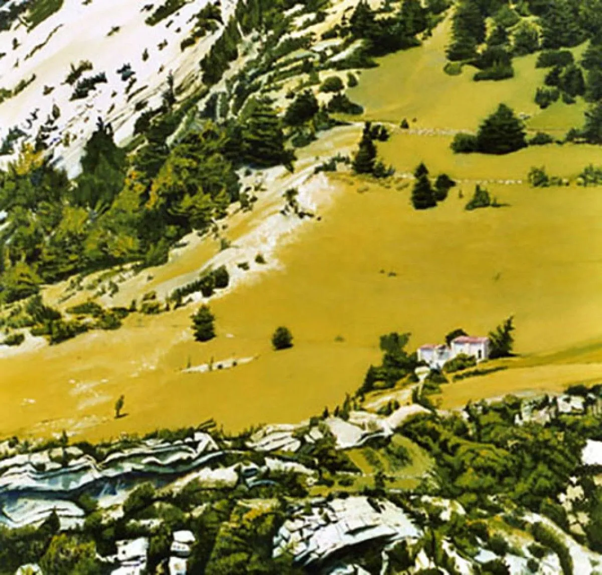 la maison du verdon, artwork by dominique bryet