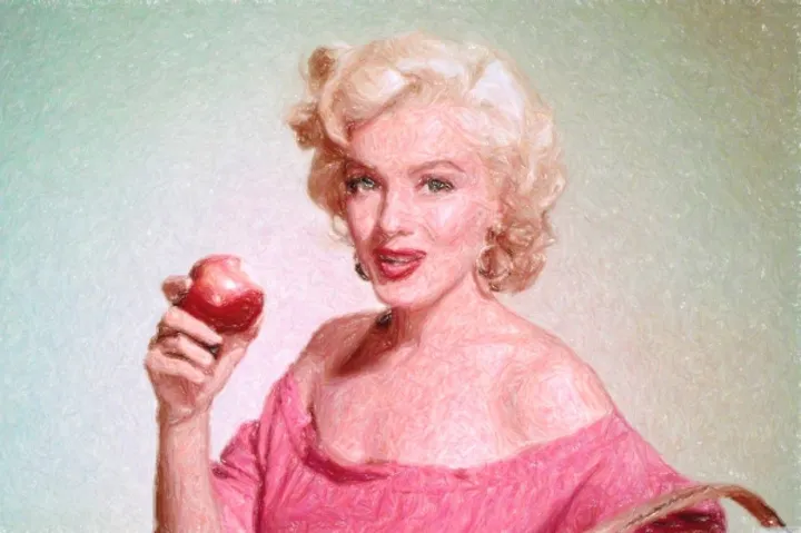 Marilyn Monroe, œuvre de Farid Mahiedine