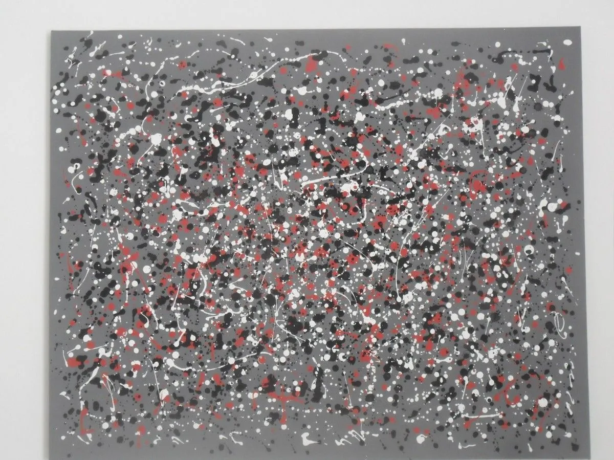 Pollock X-perience II, œuvre de Valéria Camargo