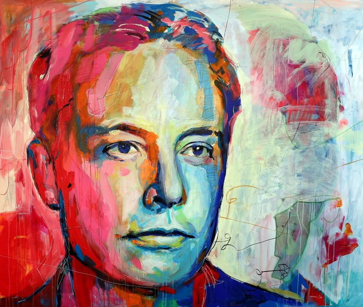 Elon Musk, œuvre de Berko .