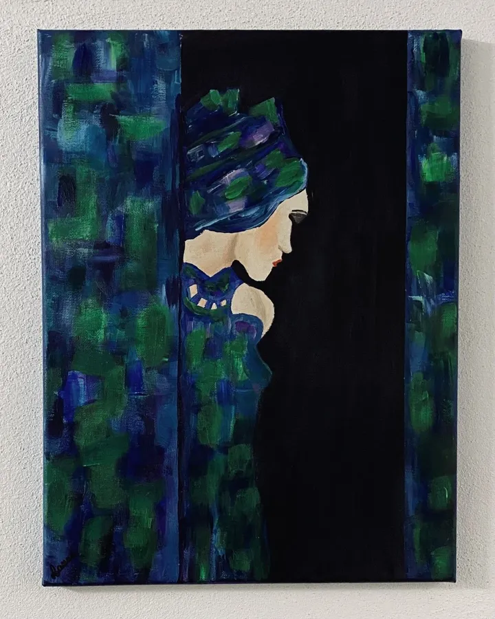 Femme dans l'ombre, œuvre de Anne Antoine