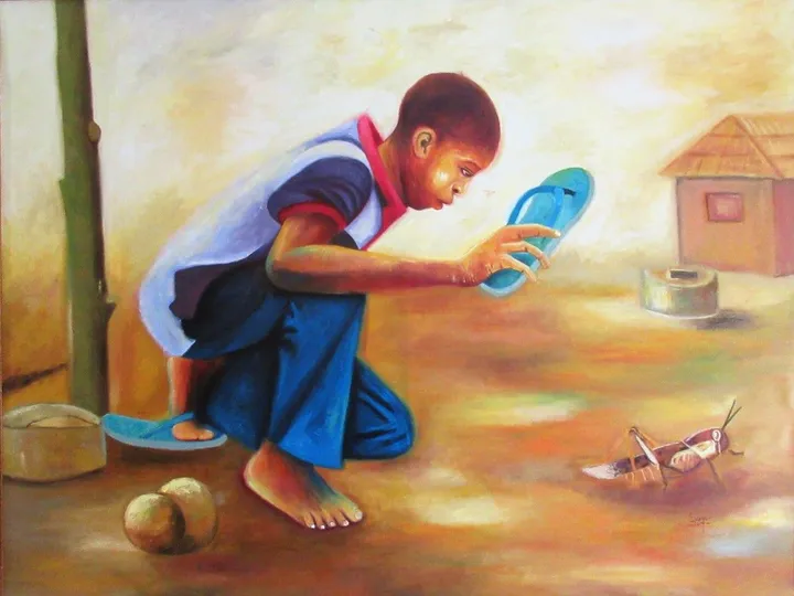 Na My Luck, artwork by Luka Chohu