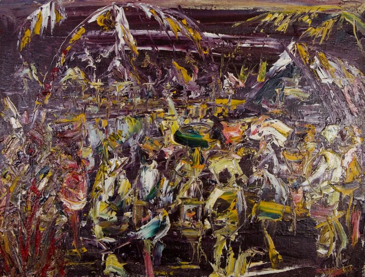 Near the Night Market, œuvre de Akpan Usoroh