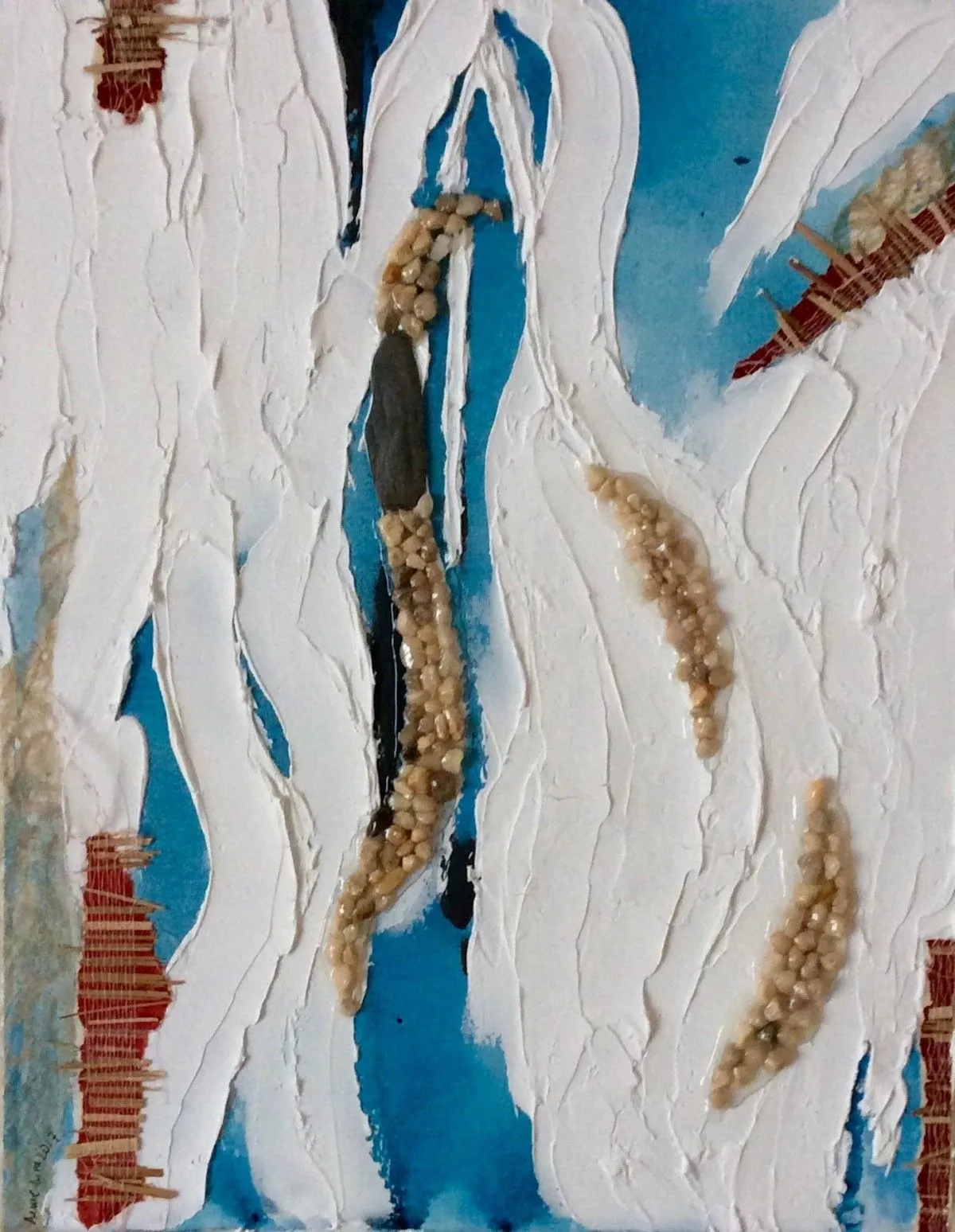Marée basse, œuvre de Anne-Line Schoovaerts