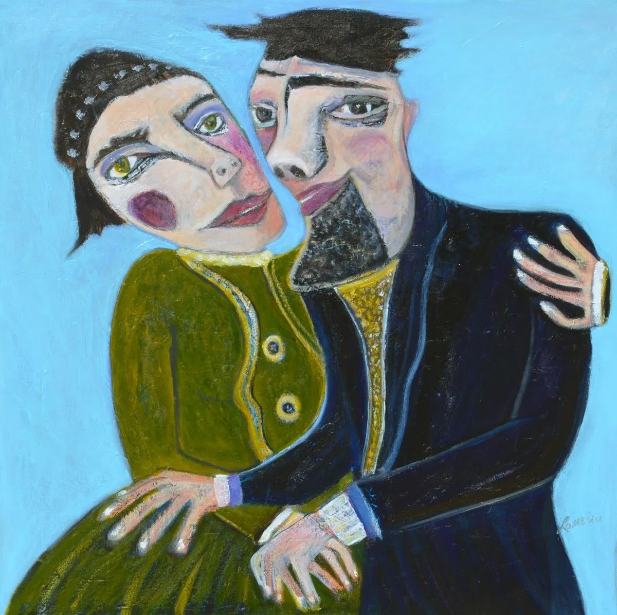 Les bohèmes, œuvre de Nicole Laurin