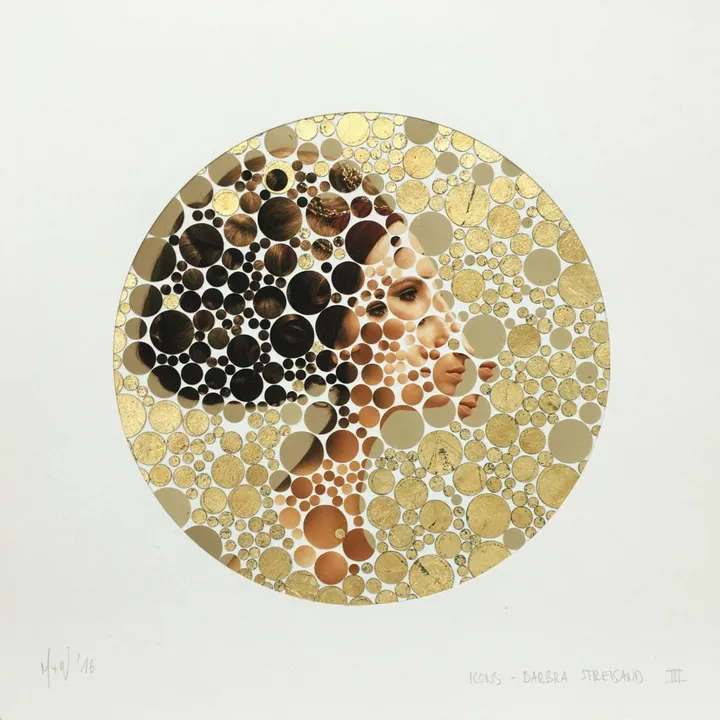 Icons: Barbra Streisand III, œuvre de Mick Wout